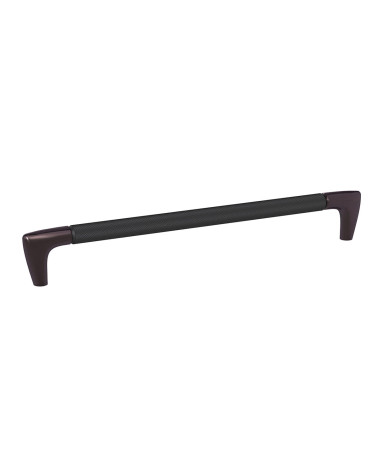 ALAMBRE textured black anodised/titanium furniture handle design handle