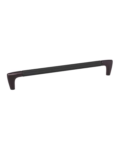 ALAMBRE textured black anodised/titanium furniture handle design handle