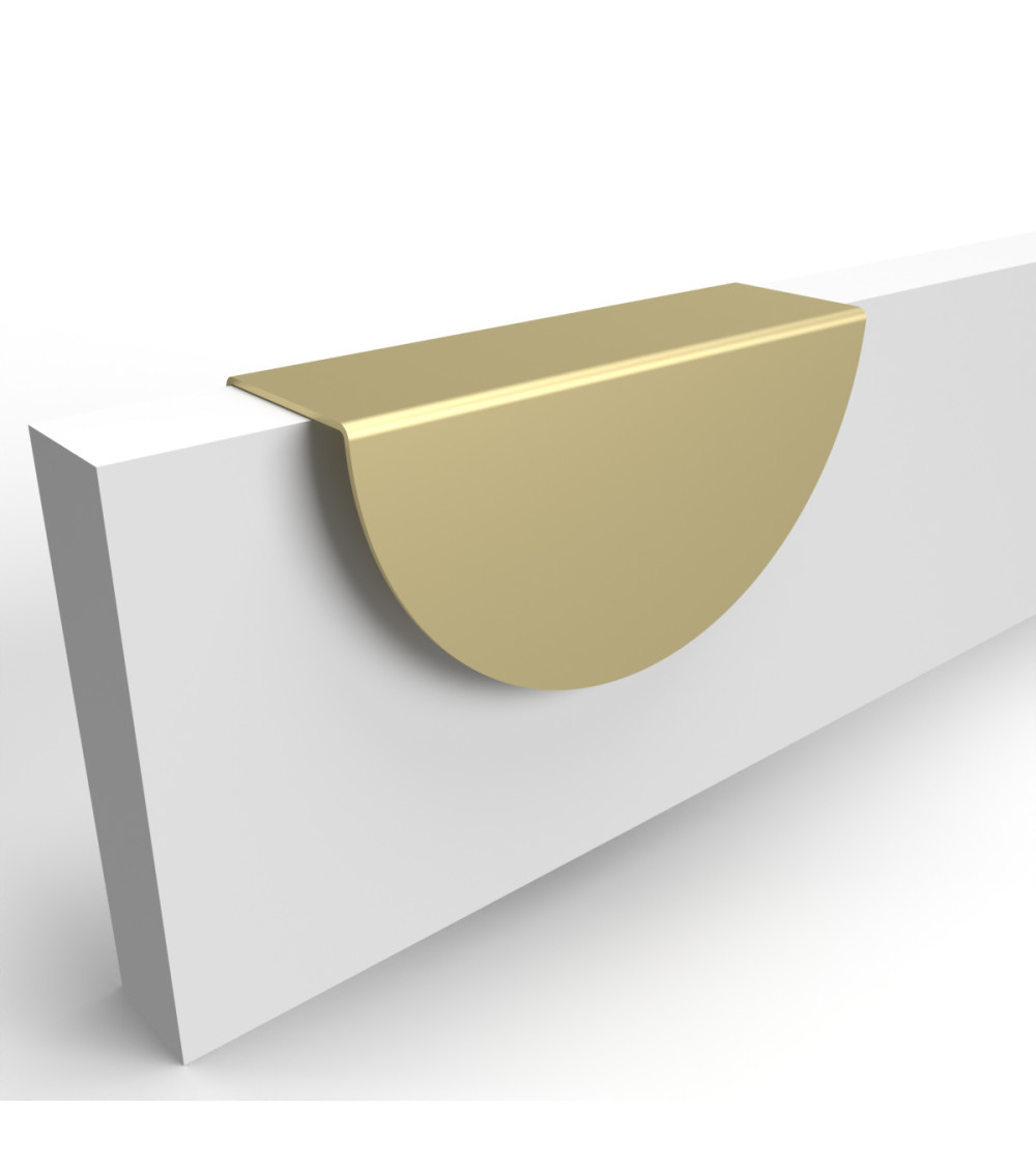Matt gold furniture handle ZORIA designer handle