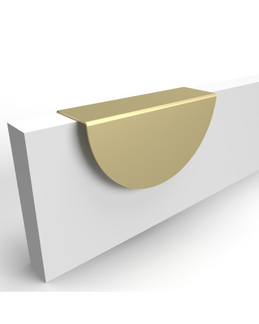 Matt gold furniture handle ZORIA designer handle