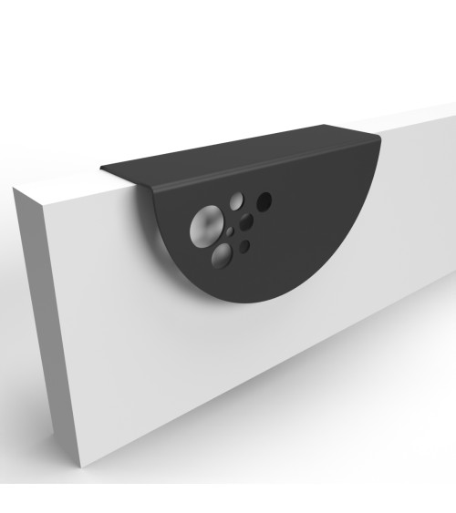 Matt black furniture handle ZORIA-1 designer handle
