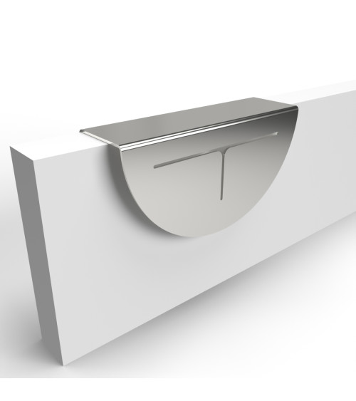 Polished chrome furniture handle ZORIA-2 designer handle