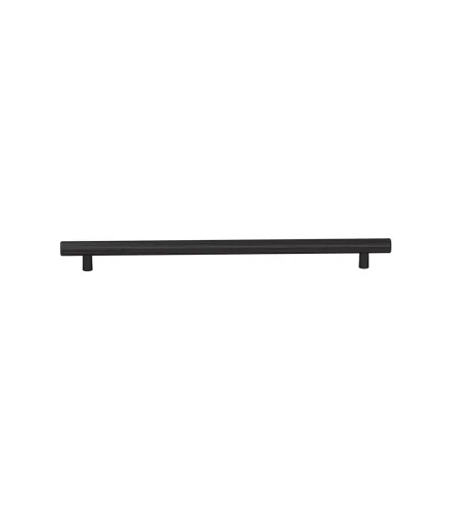 ARNO black/matt black anodised furniture handle with two bases design handle