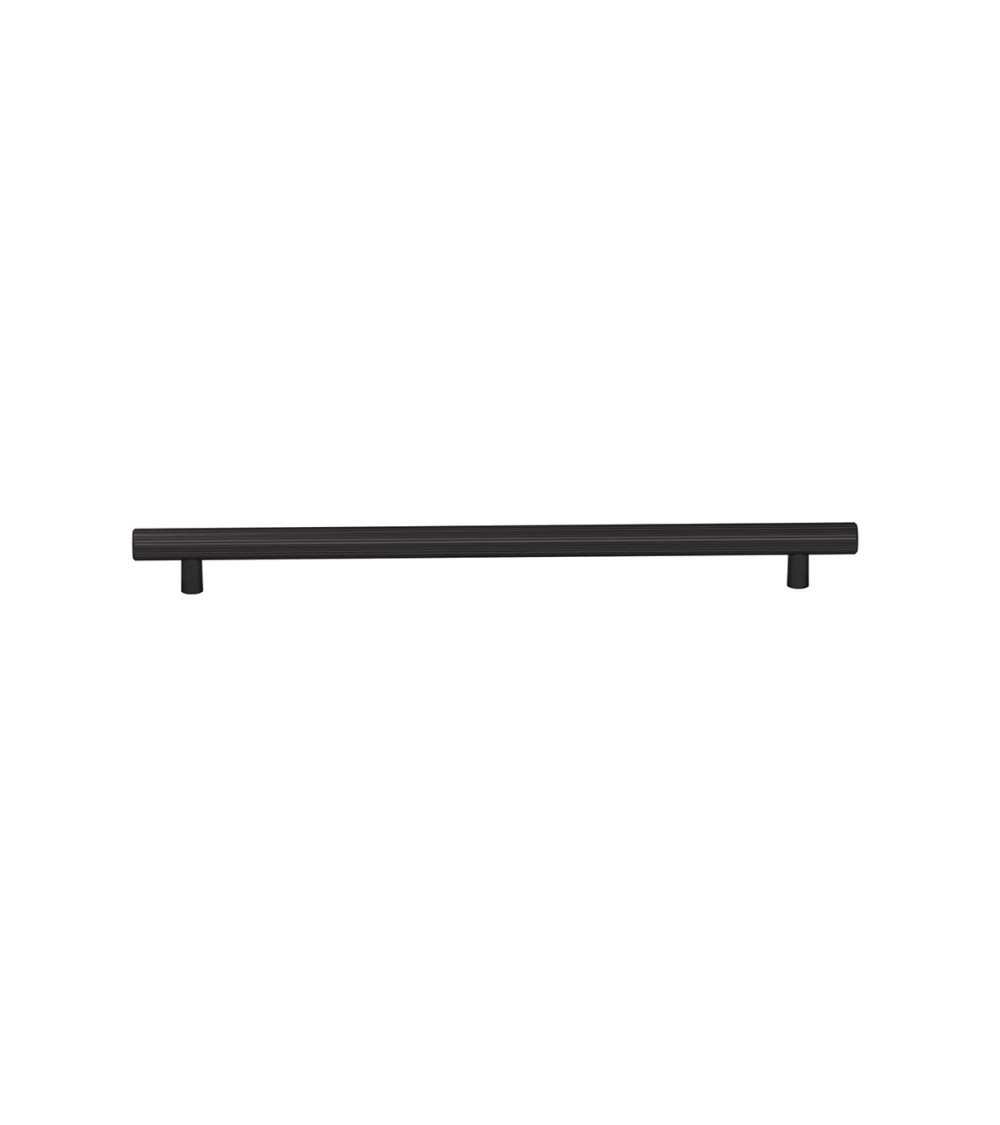 ARNO black/matt black anodised furniture handle with two bases design handle