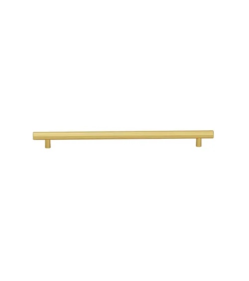 ARNO gold/matt gold anodised furniture handle with two bases design handle
