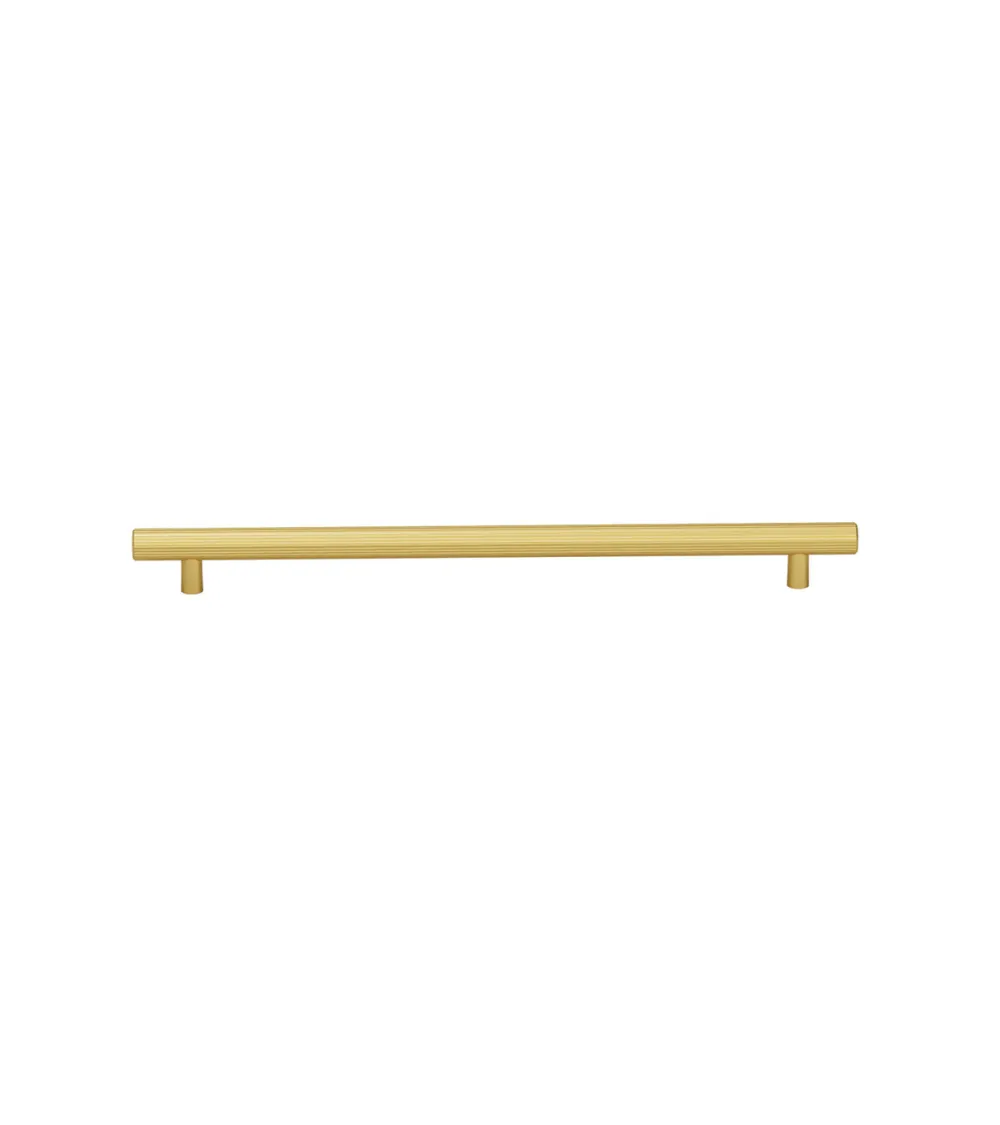 ARNO gold/matt gold anodised furniture handle with two bases design handle