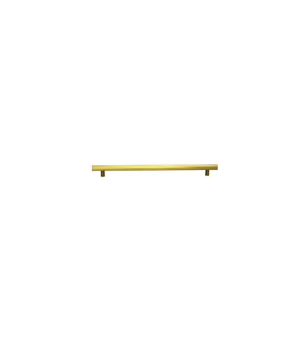 ARNO polished gold furniture handle with two bases design handle