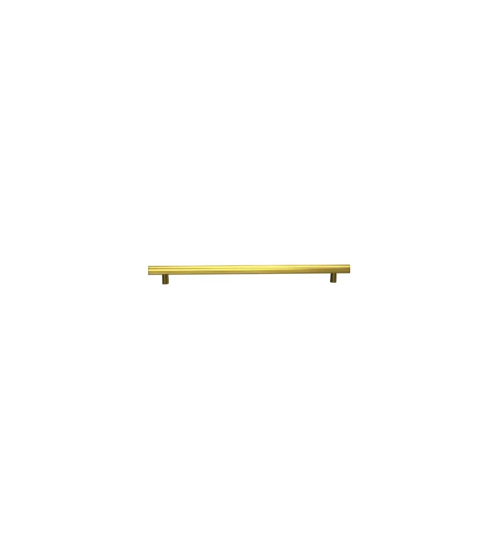ARNO polished gold furniture handle with two bases design handle