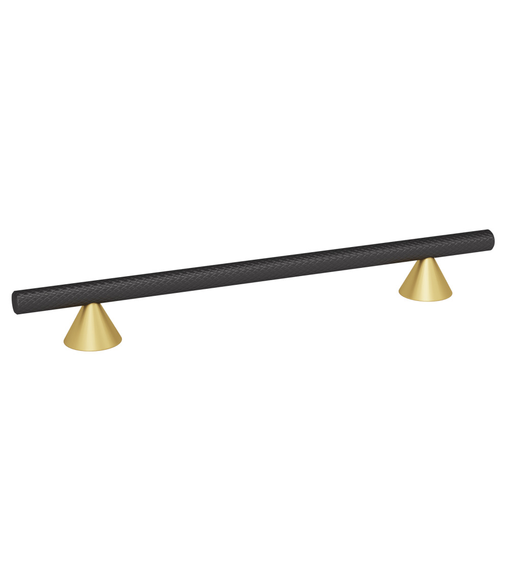 ONDIN black/matt gold anodised furniture handle design handle