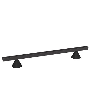 Black/matt black anodised CERT furniture handle designer handle