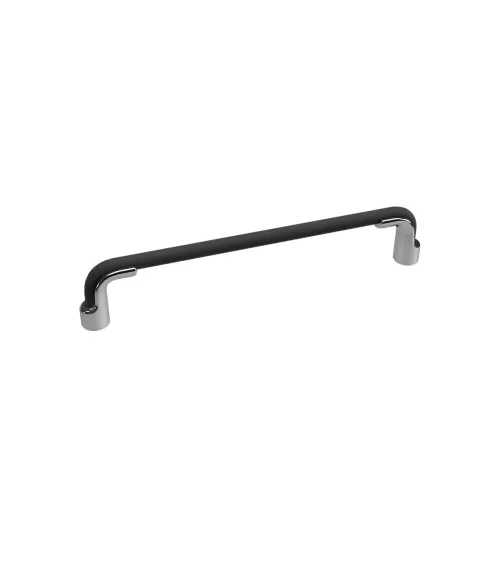 Matt black/polished chrome HERMES furniture handle designer handle