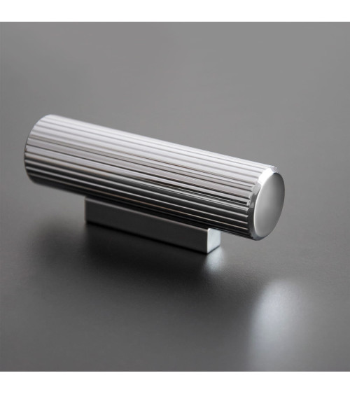Polished chrome AVANTI T-bar furniture knob designer handle