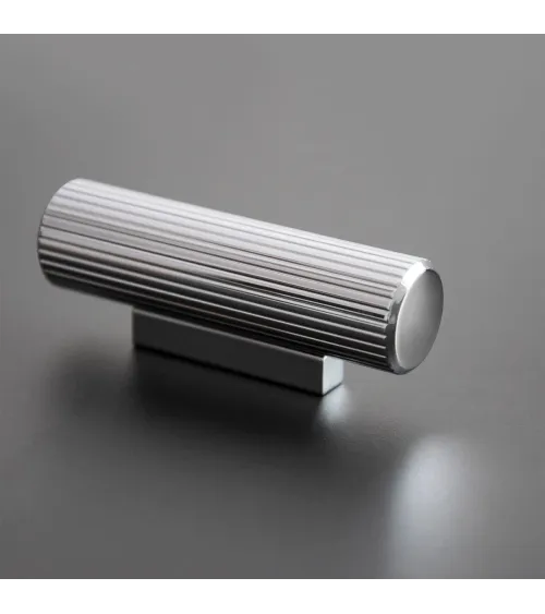 Polished chrome AVANTI T-bar furniture knob designer handle