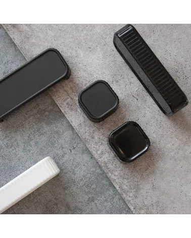 WEGA designer furniture handle placed on a grey surface