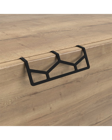 PRATO designer matt black furniture handle