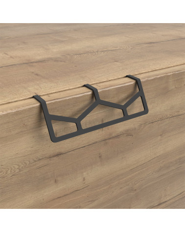 PRATO designer anthracite furniture handle