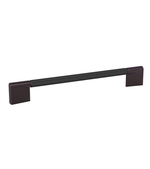TIARA ridged black anodised/titanium furniture handle design handle