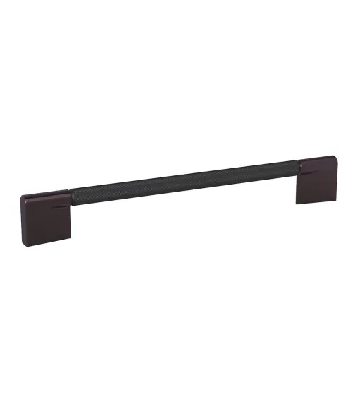 TIARA ridged black anodised/titanium furniture handle design handle