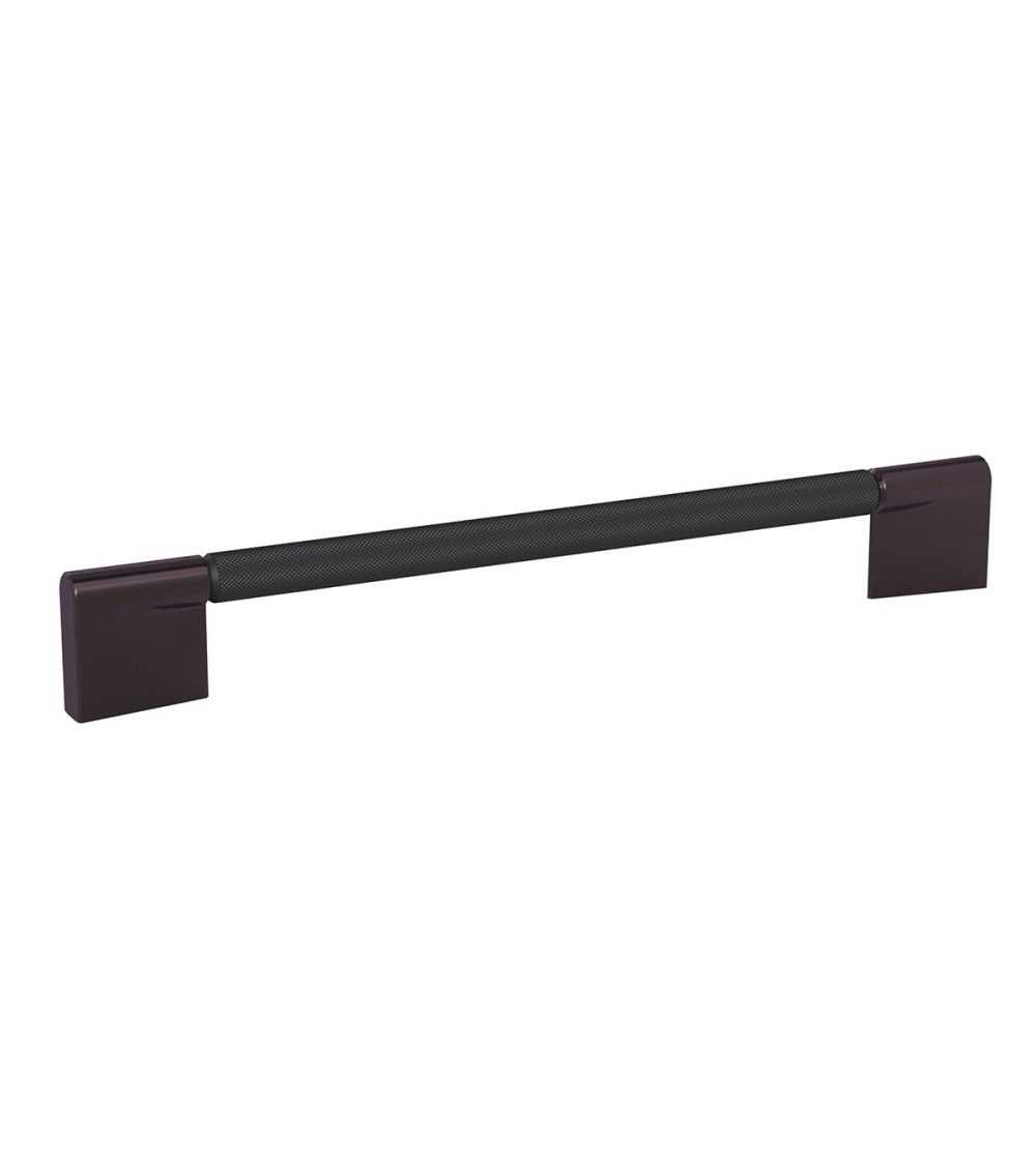 TIARA ridged black anodised/titanium furniture handle design handle