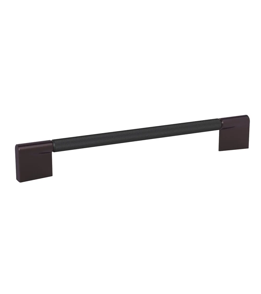 TIARA ridged black anodised/titanium furniture handle design handle