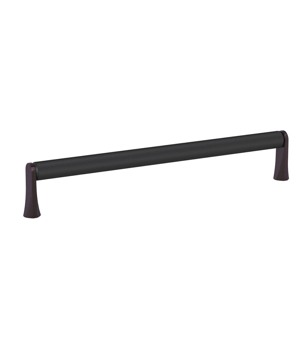 NATALE textured black anode/titanium furniture handle designer pull