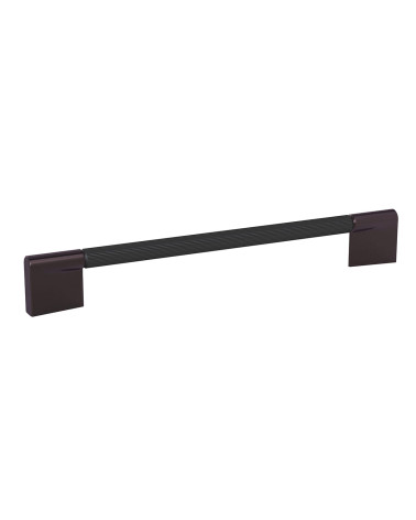TIARA textured black anode/titanium furniture handle designer pull