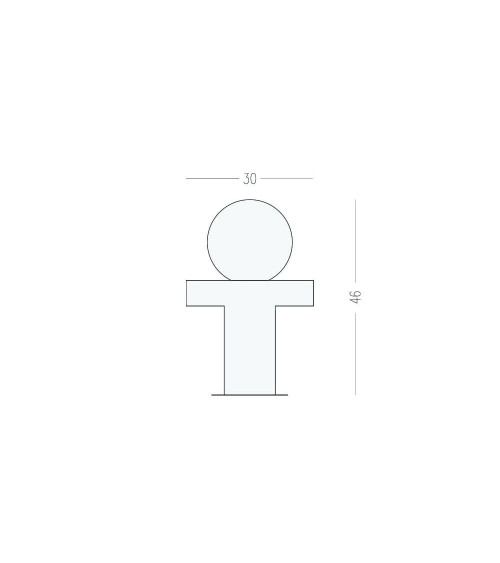 POLA WHITE brass furniture knob design handle