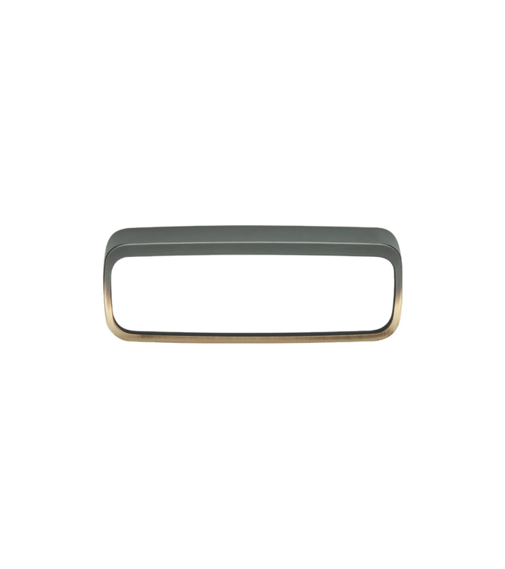 LAGO designer furniture handle in aged brass