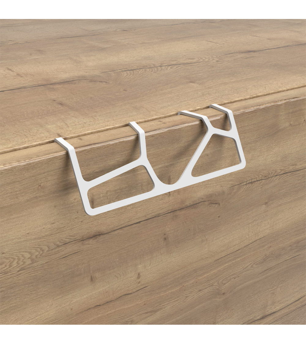 PRATO-1 designer furniture handle in white