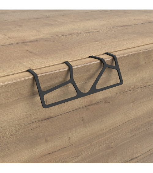 PRATO-1 designer furniture handle in anthracite