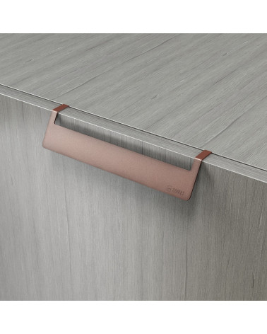 PRATO-2 designer furniture handle in aged copper