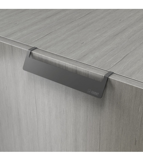 PRATO-2 designer furniture handle in anthracite