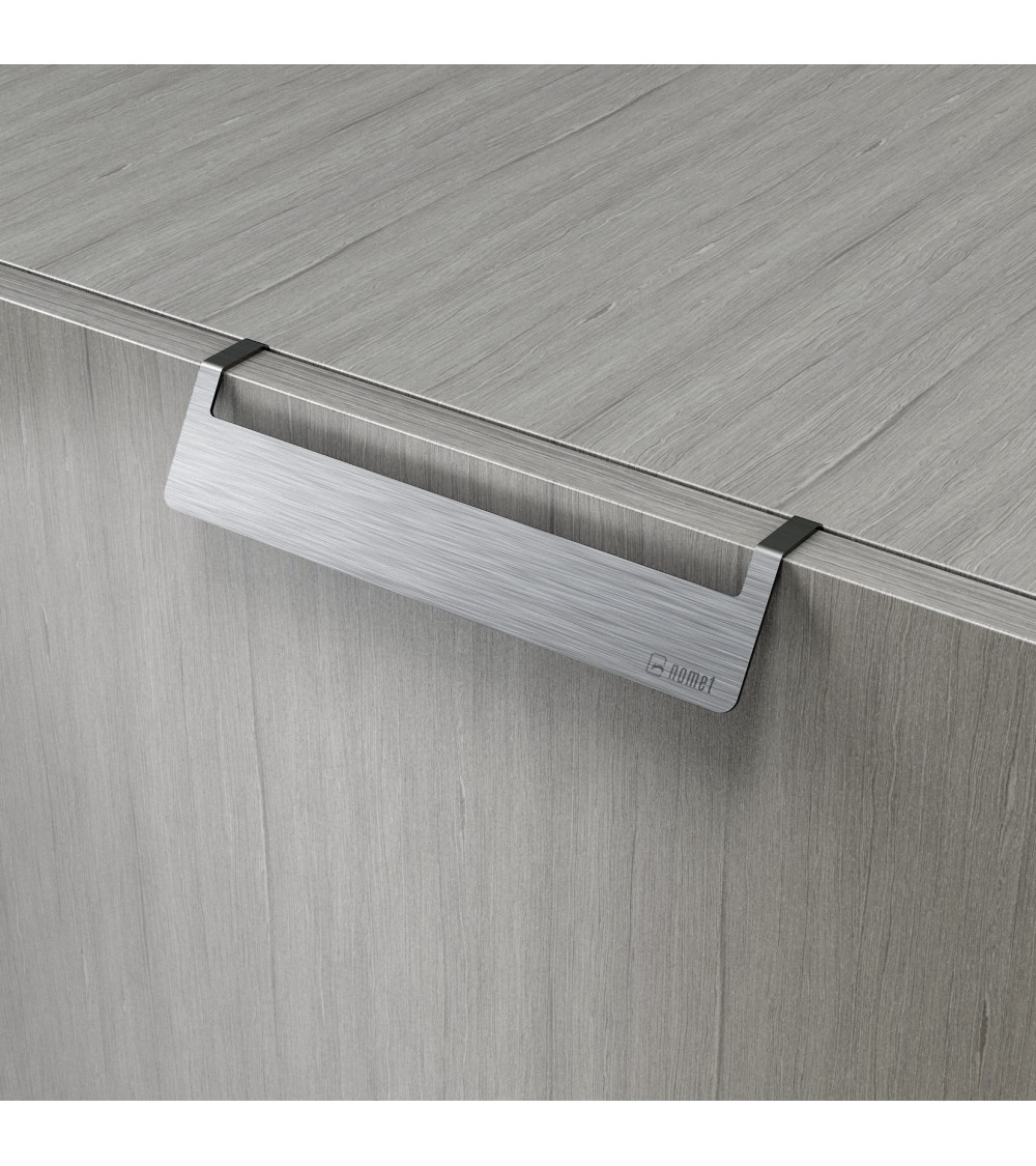 PRATO-2 designer furniture handle in stainless steel