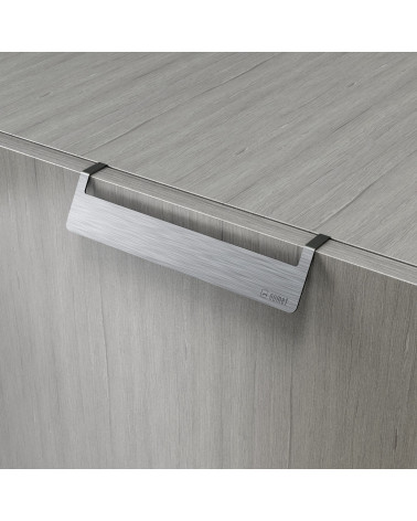 PRATO-2 designer furniture handle in stainless steel