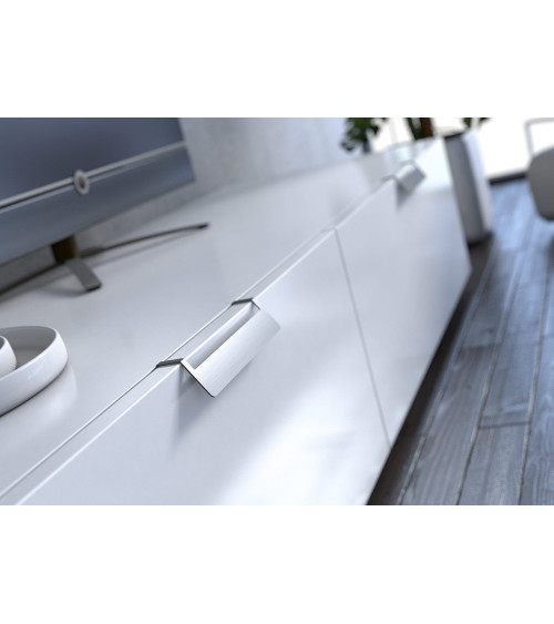 PRATO-2 designer furniture handle in stainless steel