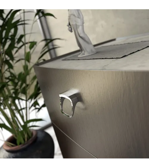 LAGO-1 polished chrome furniture handle designer handle