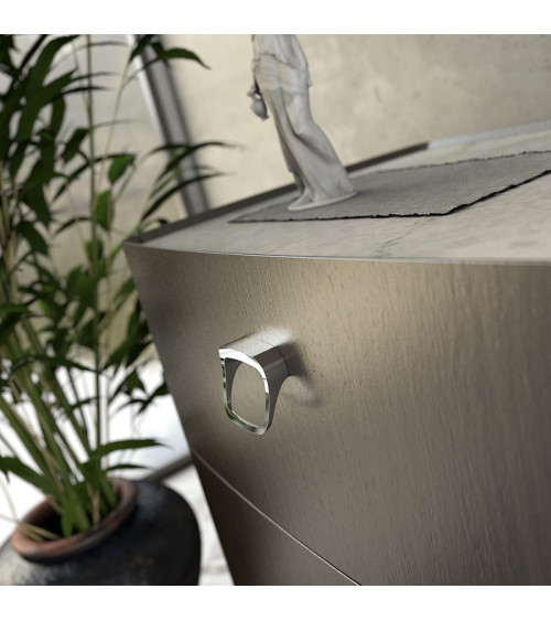 LAGO-1 polished chrome furniture handle designer handle