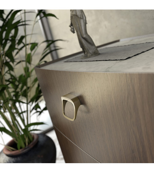 LAGO-1 matt gold furniture handle designer handle