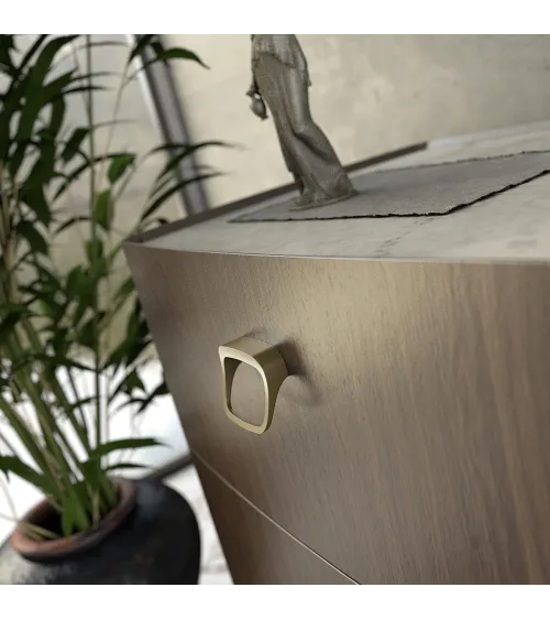 LAGO-1 matt gold furniture handle designer handle