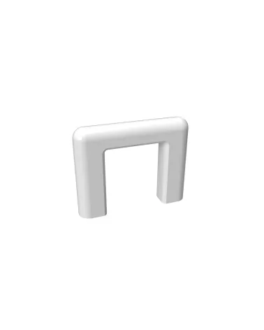White gloss furniture handle NOX designer handle