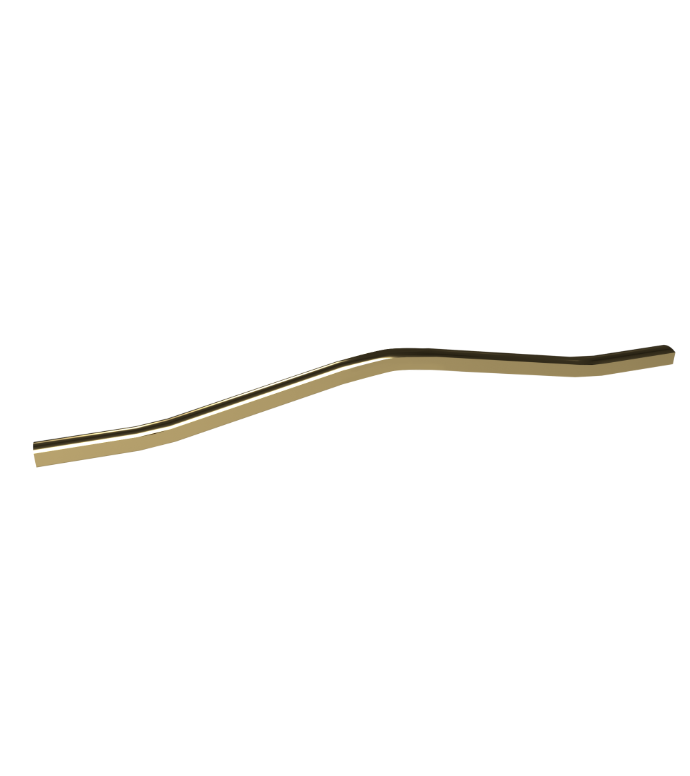 Polished gold furniture handle APRO-1 designer handle
