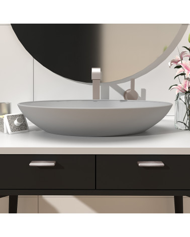 Stainless steel furniture handle NOX-1 designer handle fitted on bathroom furniture