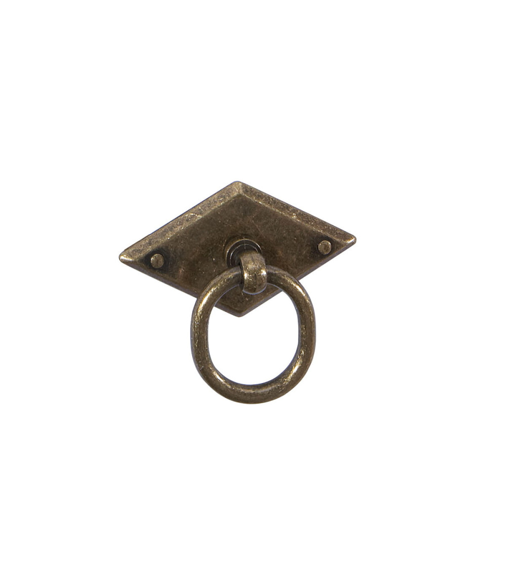 Patinated brass MARS furniture knob designer handle