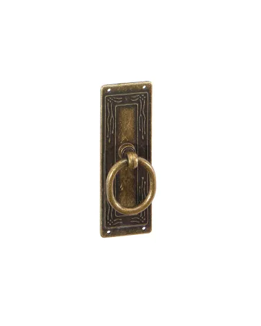 Patinated brass LEDA-2 furniture handle designer handle