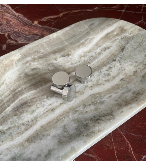 Polished chrome NENA M furniture knob, design handle