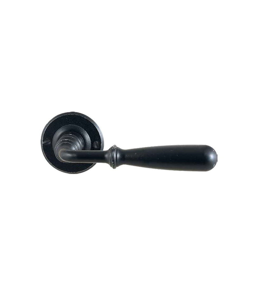 Rust-coloured FON round door handle