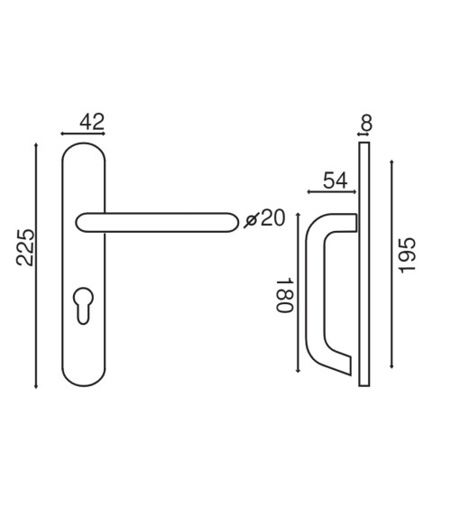 copy of Extended ergonomic handle for seniors and people with reduced mobility