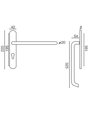 copy of Extended ergonomic handle for seniors and people with reduced mobility