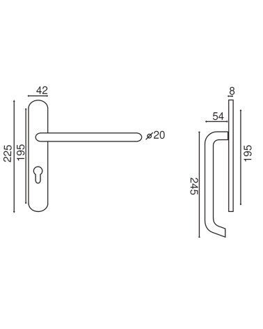 copy of Extended ergonomic handle for seniors and people with reduced mobility