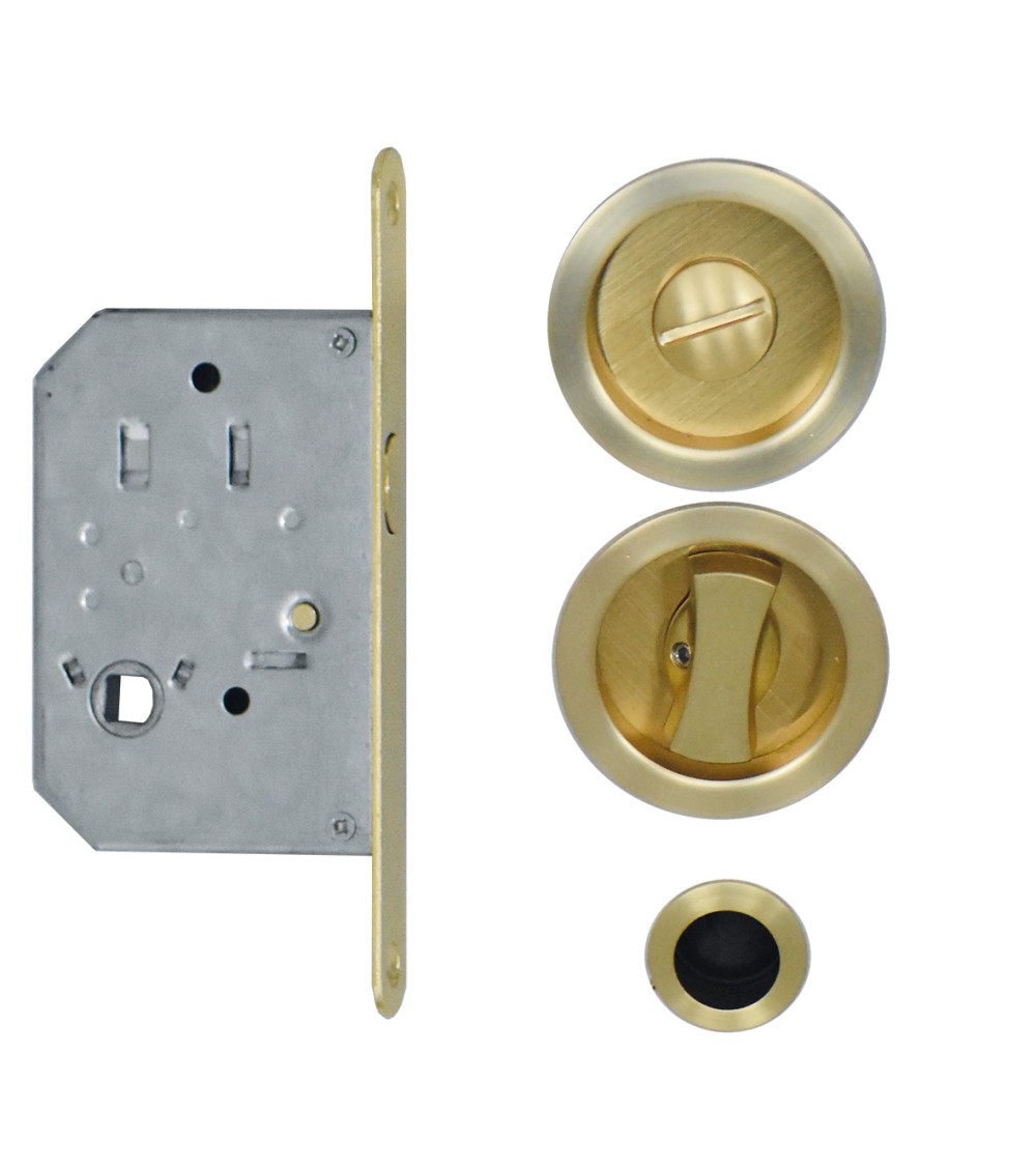 Sleek sliding door handle with lock design handle with locking mechanism
